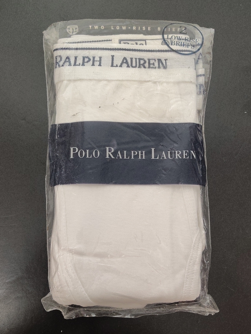 Vintage Polo Ralph Lauren Men's Low-Rise White Briefs - 2 Pack - Size 36